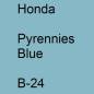 Preview: Honda, Pyrennies Blue, B-24.